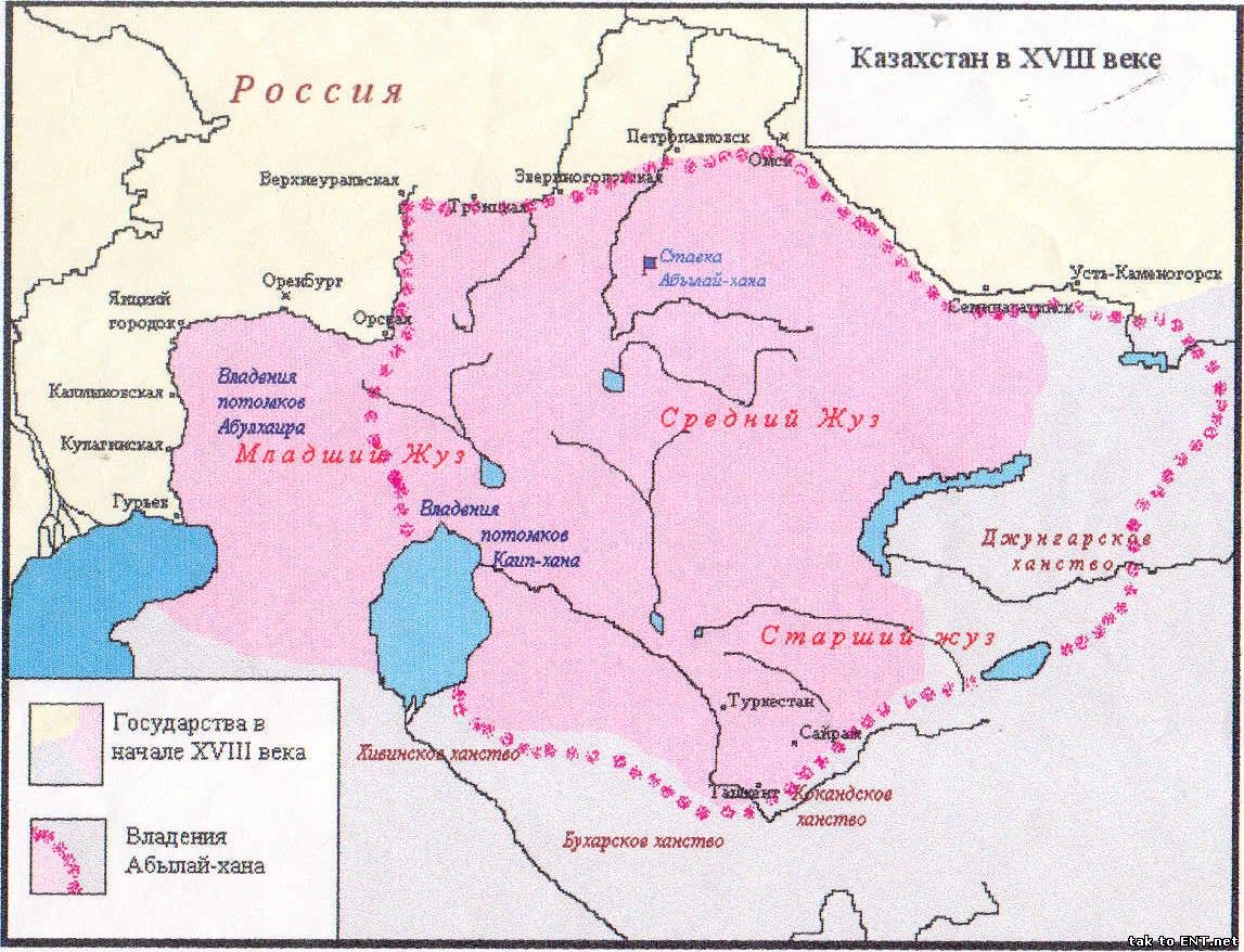 Казахстан в XVIII веке